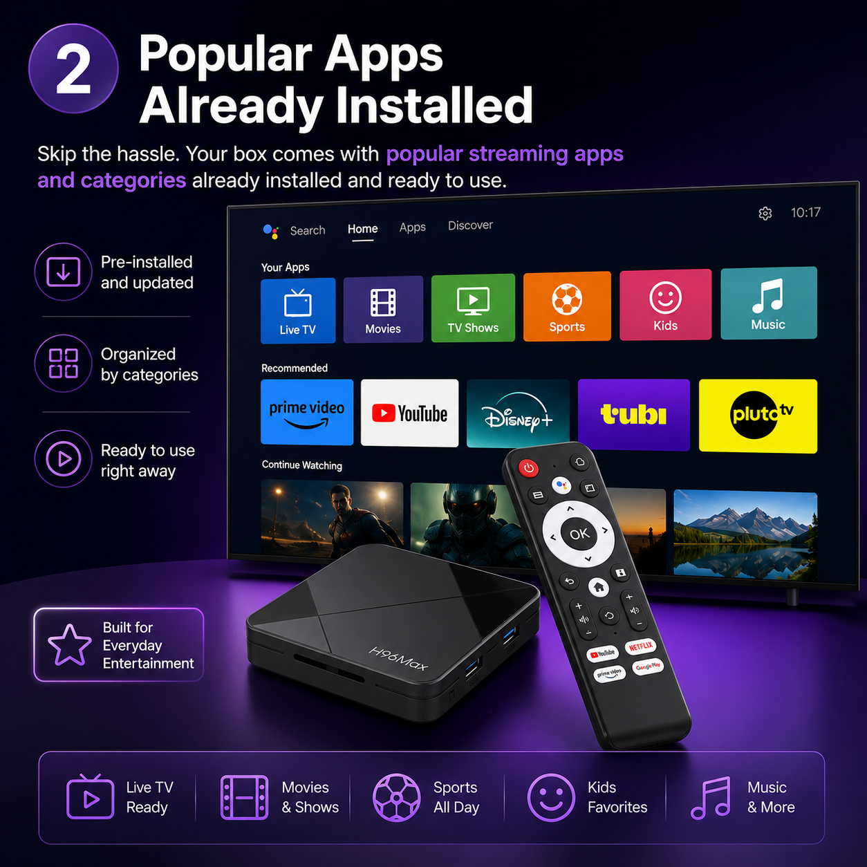 Stream Otter popular apps already installed visual